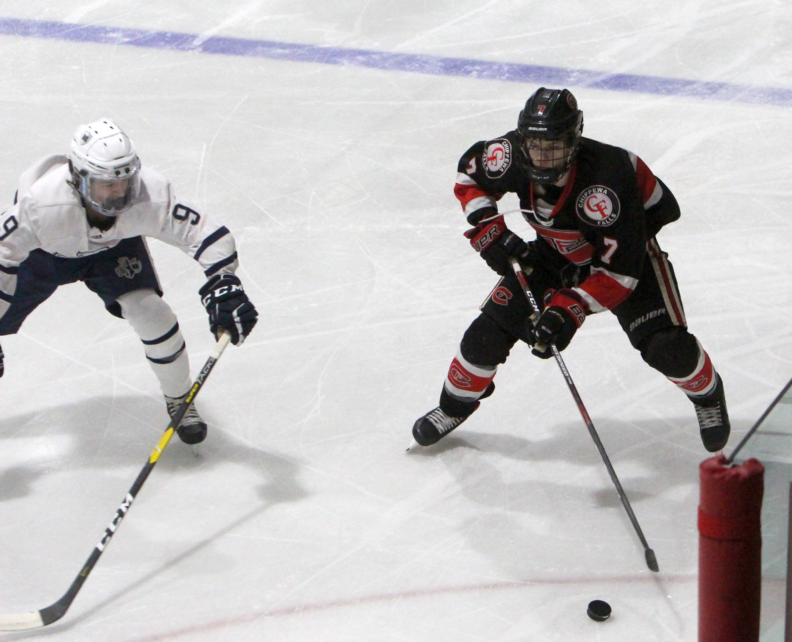 Chi-Hi boys hockey vs Hudson in Wisconsin Rapids 2-29-20
